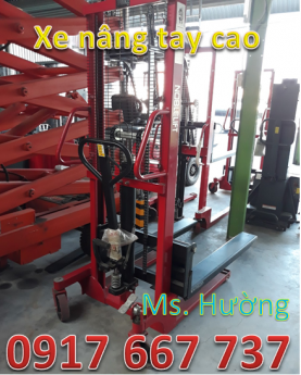 Mua xe nâng tay cao giá rẻ 1000kg 1500kg nâng cao 1600mm