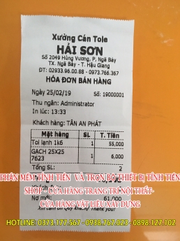 Nhận lắp phần mềm quản lý bán hàng cho Cho Cửa Hàng Vật Liệu Xây Dựng