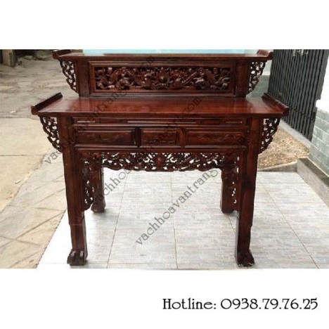 Top 3 loại bàn thờ luôn được lựa chọn: bàn thờ gia tiên, bàn thờ treo tường, bàn thờ thần tài ông đị