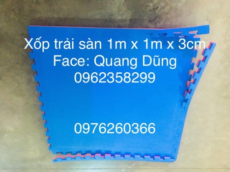 xốp trải sàn 1m x  1m x 3cm
