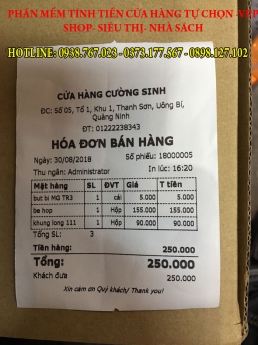 Bán trọn bộ phần mềm tính tiền bán hàng cho shop thời trang