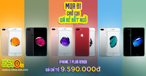 Iphone 7 Plus 128 đen nhám cũ