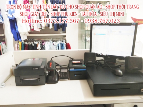 Nhận lắp trọn bộ máy tính tiền cho shop quần áo nữ