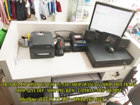 Nhận lắp trọn bộ máy tính tiền cho shop quần áo nữ