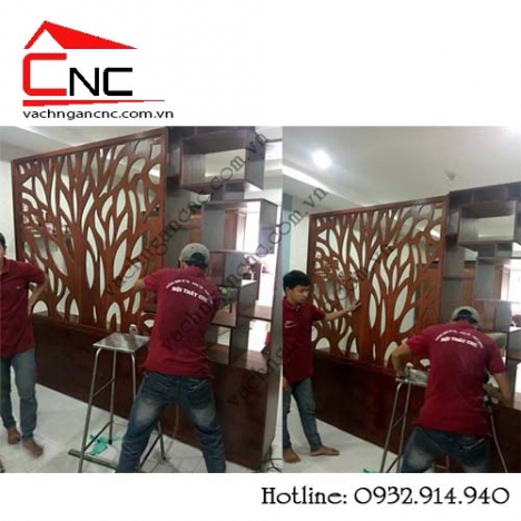 Vách ngăn cnc, vách phòng khách đẹp hàng đầu tại TPHCM