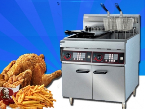 Bếp chiên có tủ hàng công ty HGYG24545