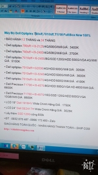 Máy trạm Dell Precision T1700 FULL BOX - MỚI 100%