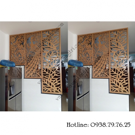 Công trình vách ngăn cnc trang trí cầu thang tại quận 4 và quận 8