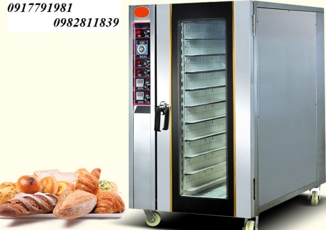 Lò nướng bánh mì 5 khay inox dày