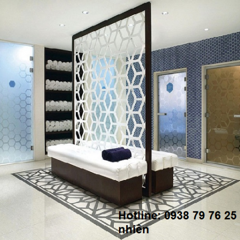 Hiện đại với vách ngăn trang trí phòng khách và bếp đẹp