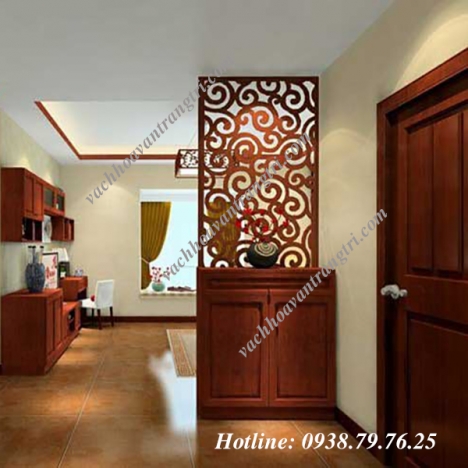 Hiện đại với vách ngăn trang trí phòng khách và bếp đẹp