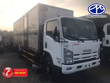 Xe tải ISUZU 8 tấn 2 thùng dài 7 mét, thắng hơi.