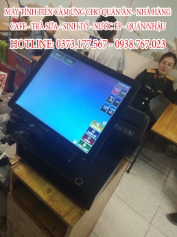 Máy bán hàng cảm ứng, phần mềm tính tiền cho quán CAFÉ
