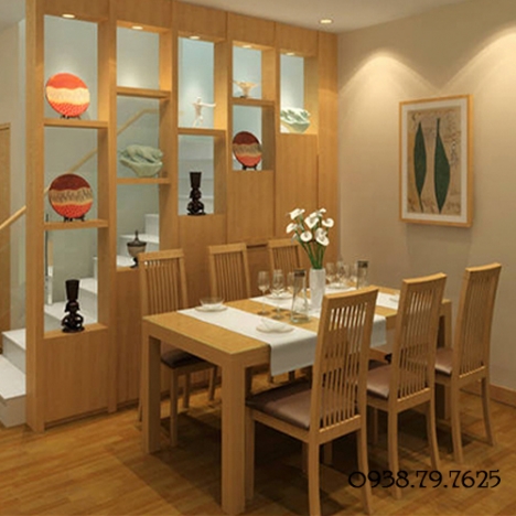 Chung cư phòng khách nên có vách ngăn cnc đẹp