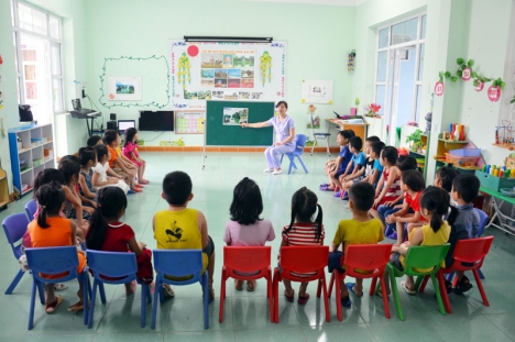 Đi dạy lớp mầm non