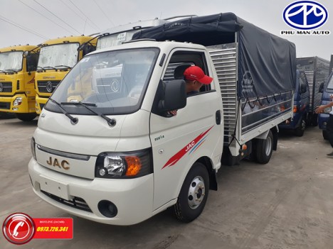 Xe tải JAC 1t25 thùng mui bạt mở bửng.