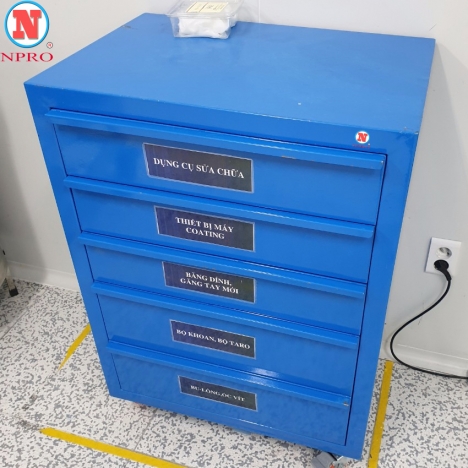 Xe đẩy đồ nghề 5 ngăn