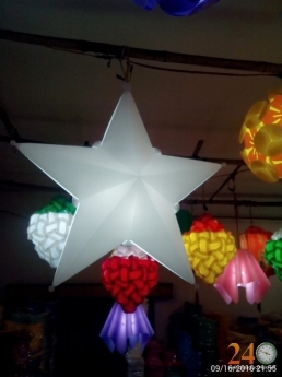 Đèn Ngôi sao, Đèn Ngôi Sao 2 Mảnh, Đèn Ngôi Sao Bằng Nhựa, Đèn Ngôi sao Lắp Ráp