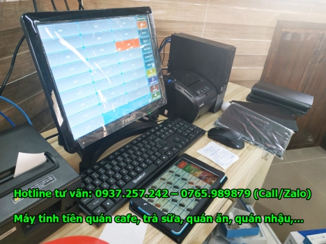 Lắp đặt máy tính tiền cho quán ăn, quán nhậu tại Bình Dương