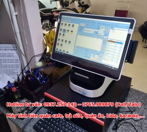 Lắp đặt máy tính tiền cho quán bida, karaoke tại Bình Dương