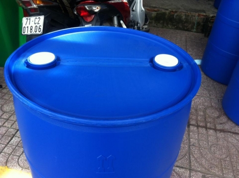 Thùng phuy nhựa 220 lít, thùng phuy đựng hóa chất, phuy nhựa đựng dung dịch call 096.7788.450