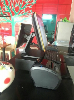 Lắp đặt máy tính tiền cho quán trà sữa tại Quảng Bình
