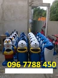 Thùng rác hình thú, thùng rác công viên, thùng rác trường học call 096.7788.450