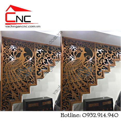 Vì sao nên làm vách cnc gỗ ngăn phòng cầu thang giật cấp