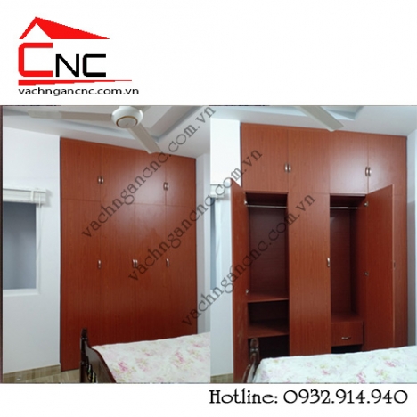 Công trình tủ quần áo, tủ đồ mẫu tại đường Hà Nội, Hoocmon