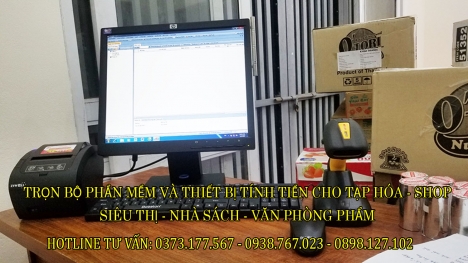 Bán phần mềm tính tiền cho shop bằng mã vạch tại Cao lãnh Đồng Tháp