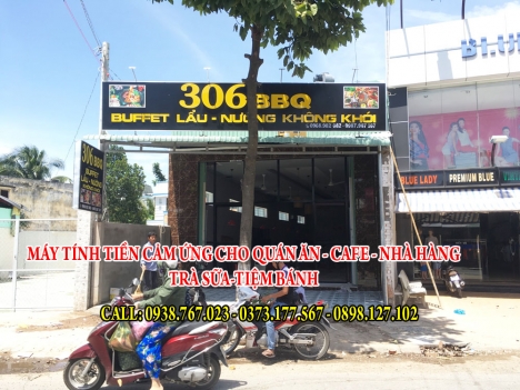 Nhận lắp tận nơi máy tính tiền màn hình cảm ứng cho quán ăn tại Tiền Giang