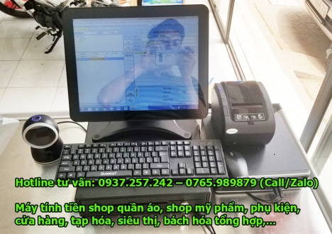 Lắp đặt máy tính tiền cho cửa hàng tạp hóa tại Hải Dương