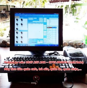 Lắp đặt máy tính tiền cho nhà hàng hải sản tại Hải Dương