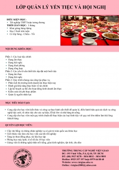 Tuyển sinh trung cấp dành cho học sinh tốt nghiệp THCS