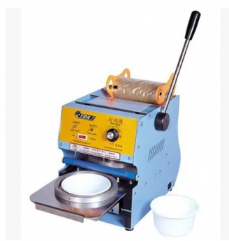 Máy dập nắp cốc thạch thủ công