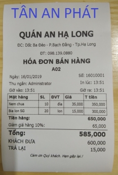 Lắp đặt máy tính tiền cho nhà hàng, quán cà phê trọn bộ giá rẻ tại Điện Biên