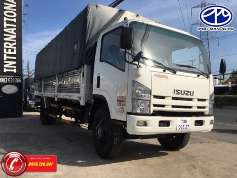 Xe tải ISUZU 8t2 thùng dài 7m thắng hơi, vỏ lớn.