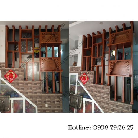 Thi công lam gỗ trang trí cầu thang đẹp tại quận 10 và Thủ Đức