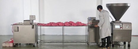 Máy buộc chỉ xúc xích hai đường công suất lớn DFDS