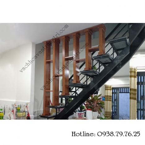 Thi công lam gỗ trang trí cầu thang đẹp tại quận 10 và Thủ Đức