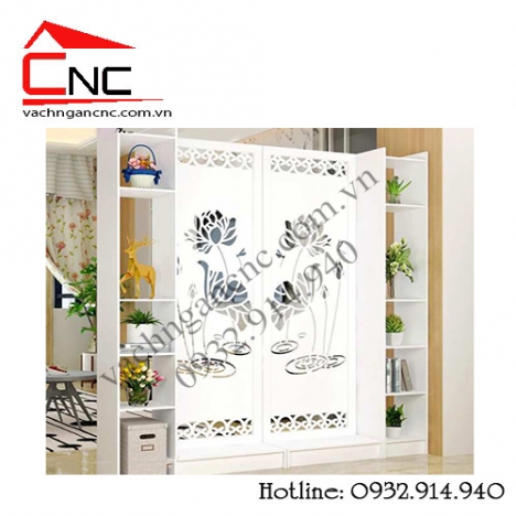 5 cách chọn vách ngăn cnc trang trí hoa văn gỗ hiện đại