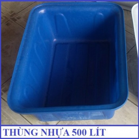 Thùng nhựa đặc hình chữ nhật 200l, 300l ...750l giá rẻ