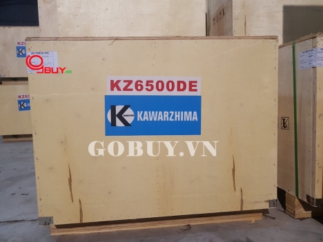 Máy phát điện Kawarzhima 6500 công suất 5kva chạy dầu vỏ chống ồn giá tốt