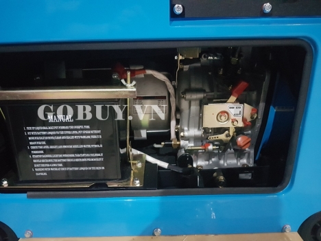 Máy phát điện Kawarzhima 6500 công suất 5kva chạy dầu vỏ chống ồn giá tốt