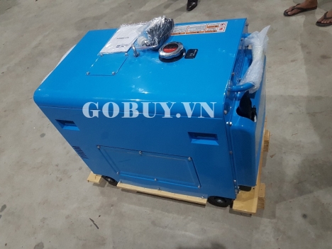 Máy phát điện Kawarzhima 6500 công suất 5kva chạy dầu vỏ chống ồn giá tốt