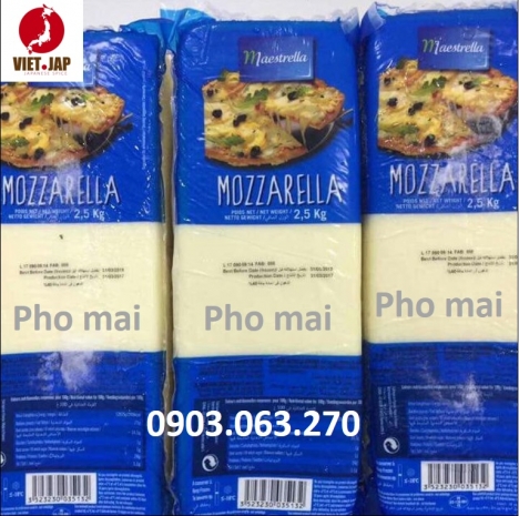 PHÔ MAI MOZZARELLA PHÁP 2.5KG