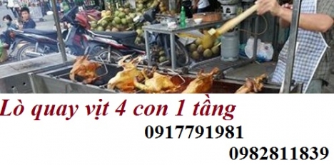 Lò quay vịt 4 con 1 tầng