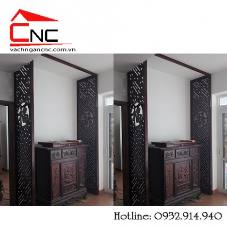 Báo giá làm vách ngăn cnc, vách ngăn trang trí phòng đẹp