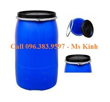 bán thùng phuy nhựa 50 lít giảm giá ở bình dương, thùng phuy đựng hóa chất