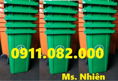 0911082000- chuyên cung cấp thùng rác 240 lít giá rẻ ở an giang- thùng rác 120 lít